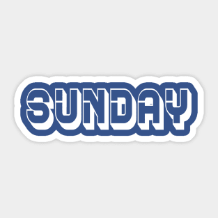 Sunday Sticker